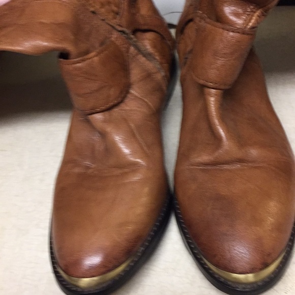 SAM EDELMAN TALL CRUSHED LEATHER BOOTS.WORN 1X EUC - Picture 7 of 8